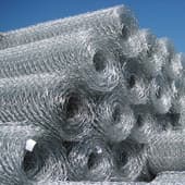 Картинка сетка двойного кручения с80 1,0-4,0 м с размером ячейки 80х100мм, диаметром проволоки 2,7/3/3,7мм