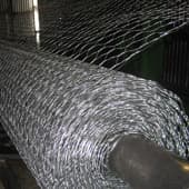 Картинка сетка двойного кручения с80 0,5 м с размером ячейки 80х100мм, диаметром проволоки 2,7/3/3,7мм