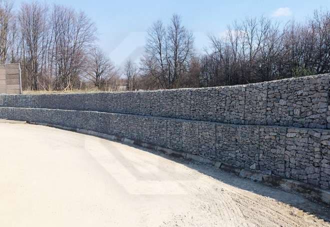 фото подпорная стена для компании LG